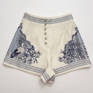 Alemais Linen Villa Shorts
